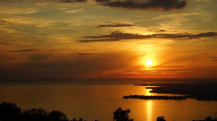 Panoramablick über Bodensee